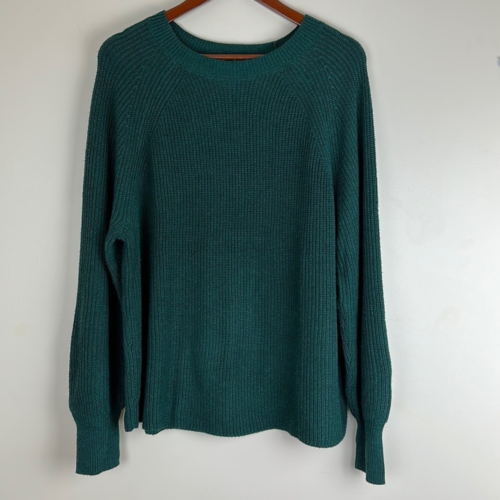 Jessica Simpson Woman's Size XXL Seater Crew Neck Green